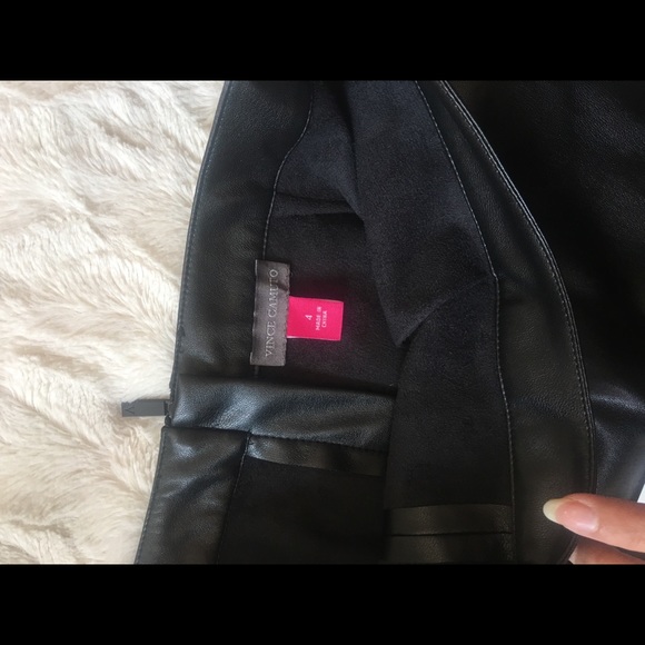 Vince camuto Black Faux-leather skirt - Picture 5 of 6